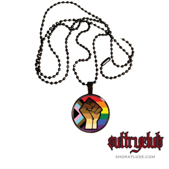 Resist Fist Peaceful Protest Necklace - Picture 4 of 6